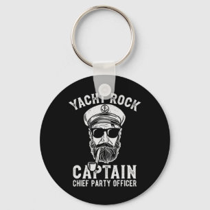 Yacht Rock Captain Pontoon Boat Party Zeilboot Sleutelhanger