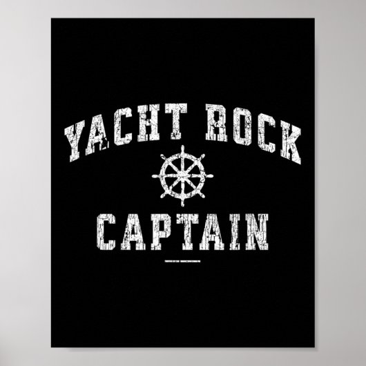 Yacht Rock Captain Poster (Voorkant)