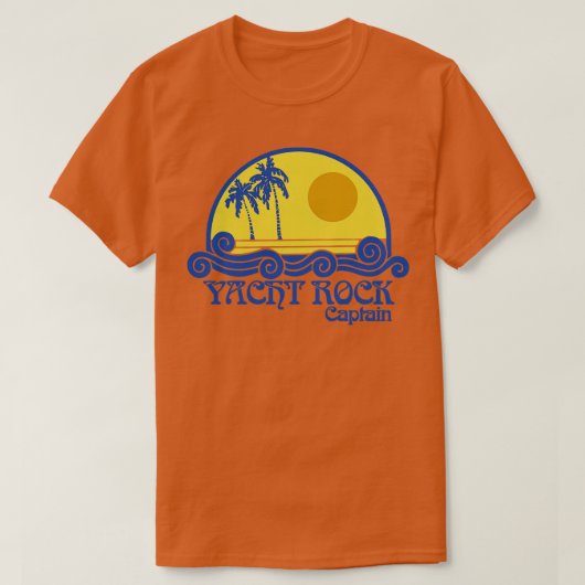 Yacht Rock Captain T-shirt (Design voorkant)