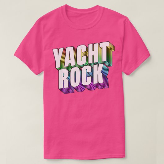 Yacht Rock jaren '80 Esthetisch T-shirt (Design voorkant)