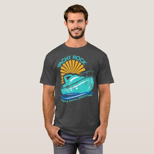 Yacht Rock maakt Amerika weer vlot T-shirt (Voorkant volledig)