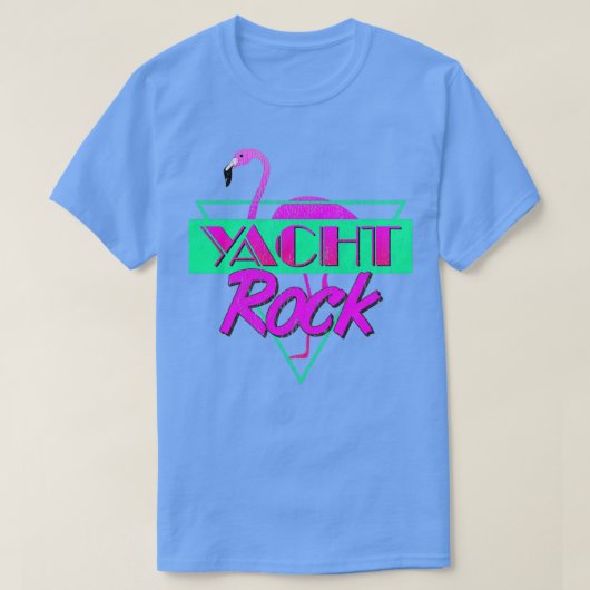 Yacht Rock Party Boat Drink grafische 80s Faded T-shirt (Design voorkant)