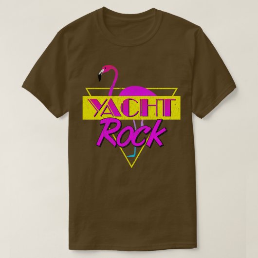 Yacht Rock Party Boat Drink Stuff 80s Vervaagd T-shirt (Design voorkant)