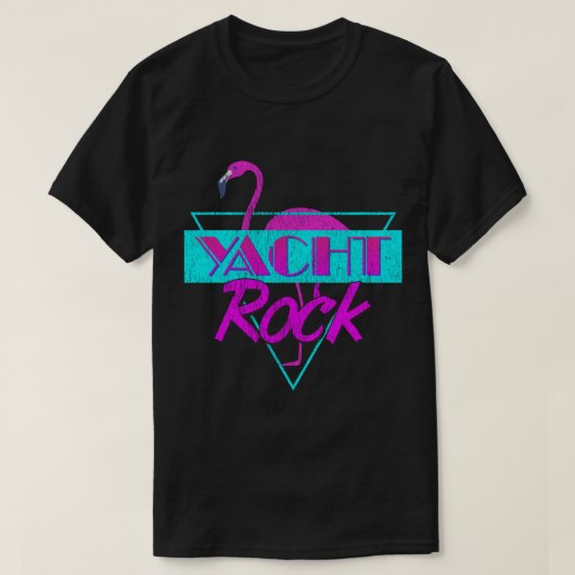 Yacht Rock Retro Flamingo Essential T-Shirt (Design voorkant)