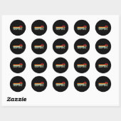 Yacht Rock Ronde Sticker (Vel)