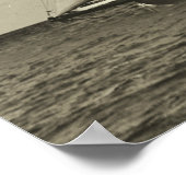 Yacht Shamrock Racing America's Cup 1899 Poster (Hoek)