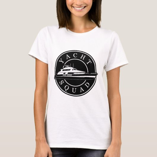 YACHT SQUAD Logo 2-01-1 T-shirt (Voorkant)