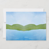 Yacht Waterverf Uitnodiging (Achterkant)