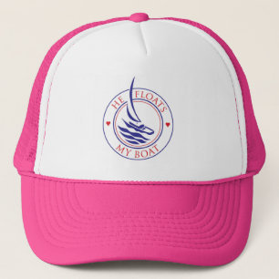 YachTees_He drijft mijn Boat_true liefde Trucker Pet