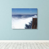 yachting in Croatia Canvas Afdruk (Insitu (Houten vloer))