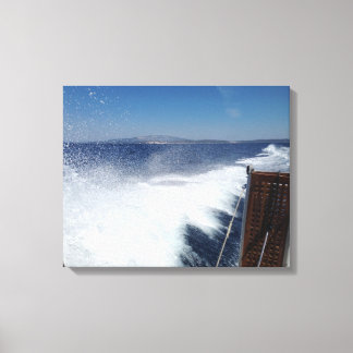 yachting in Croatia Canvas Afdruk