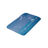 Yachting in het blauw badmat (Gekanteld)