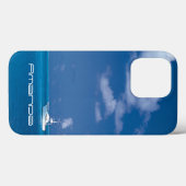 Yachting in het blauw Case-Mate iPhone case (Achterkant (horizontaal))