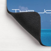 Yachting in het blauw muismat (Hoek)