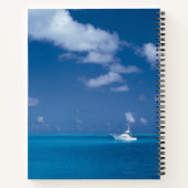 Yachting in het blauw notitieboek (Achterkant)