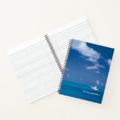 Yachting in het blauw notitieboek (Binnen)