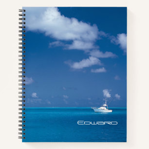Yachting in het blauw notitieboek