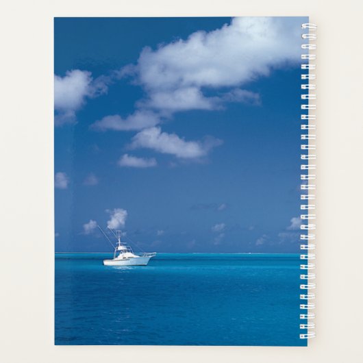 Yachting in het blauw planner (Achterkant)