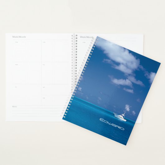 Yachting in het blauw planner (Display)