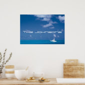 Yachting in het blauw poster (Keuken)