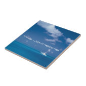 Yachting in het blauw tegeltje (Zijkant)