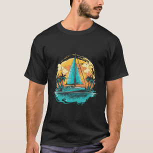 Yachting Sailinger Zeiljacht Zeilboot Zeilen T-shirt