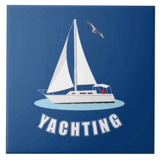 Yachting Tegeltje (Voorkant)