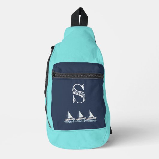 Yachting-thema Sling Bag (Voorkant)