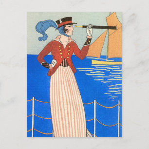 Yachting Wear by George Barbier Briefkaart