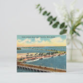 , Yachts Country Causeway, Miami, Florida Briefkaart (Staand voorkant)