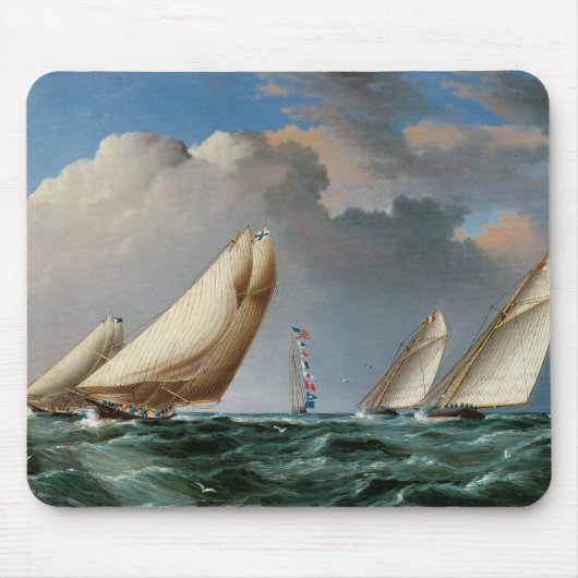 Yachts die het Markeren Muismat (Voorkant)