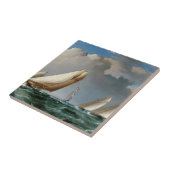 Yachts die het Markeren Tegeltje (Zijkant)