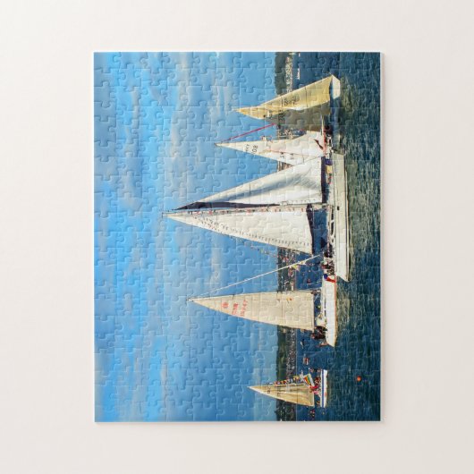 Yachts op Jersey Legpuzzel (Verticaal)