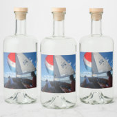 Yachtsman Bottle Label (sticker) Likeurfles Etiket (Flessen)