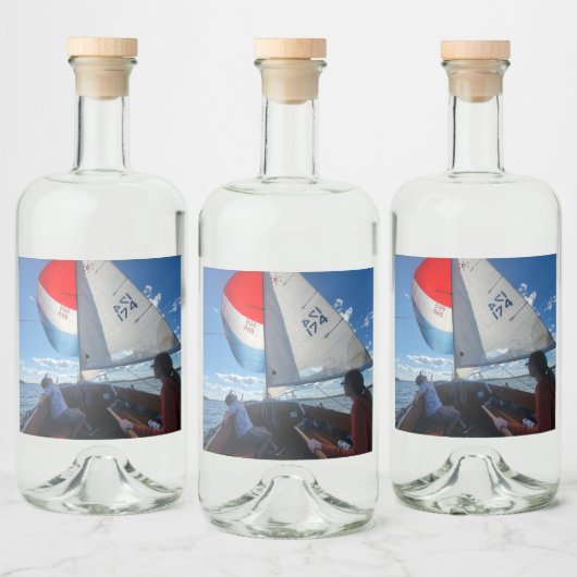 Yachtsman Bottle Label (sticker) Likeurfles Etiket (Flessen)