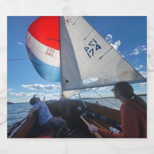 Yachtsman Bottle Label (sticker) Likeurfles Etiket (Enkel label)