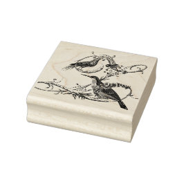 Yacou Vogel Houten Stempel