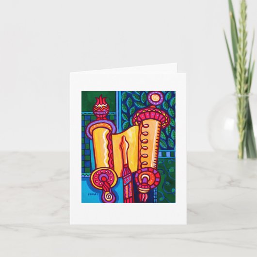 Yad en boekrolkaart kaart (Voorkant)