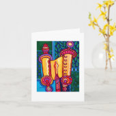 Yad en Scroll Kaart (Gele Bloem)