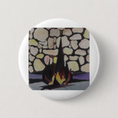 Yad Vashem Ronde Button 5,7 Cm (Voorkant)