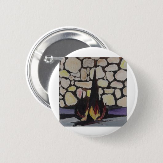 Yad Vashem Ronde Button 5,7 Cm (Voorkant /achterkant)