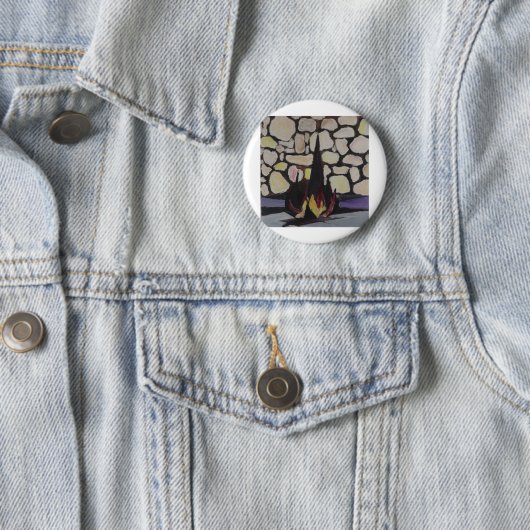Yad Vashem Ronde Button 5,7 Cm (In situ)
