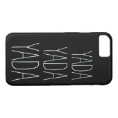 Yada Whimsical Typography Case-Mate iPhone Case (Achterkant (Horizontaal))