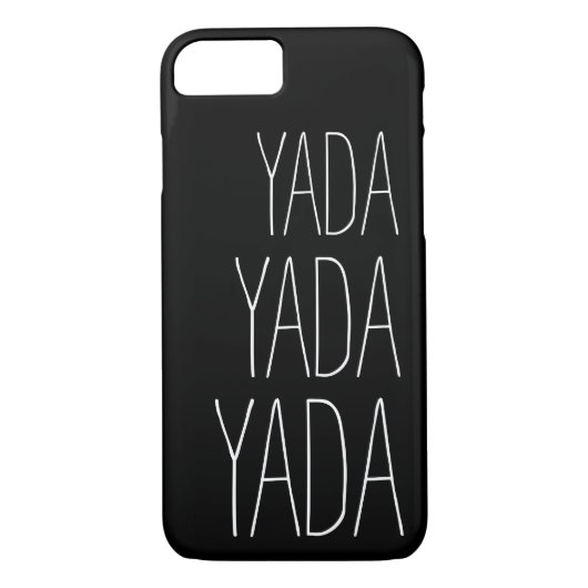 Yada Whimsical Typography Case-Mate iPhone Case (Achterkant)