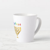 Yada Yahowah Menorah Latte Kop (Rechterhoek)