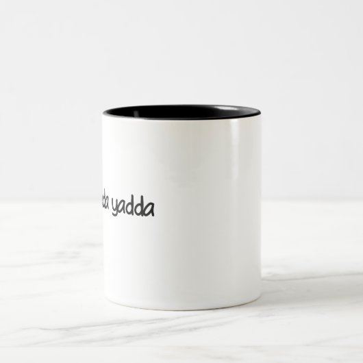 Yadda yadda yadda tweekleurige koffiemok (Center)