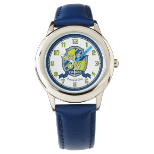 Yadiel naam betekent kuif letter Y beer blauw groe Horloge