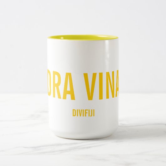 Yadra vinaka tweekleurige koffiemok (Center)