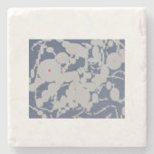 yaei abstract ontwerp 67273 stenen onderzetter (Voorkant)