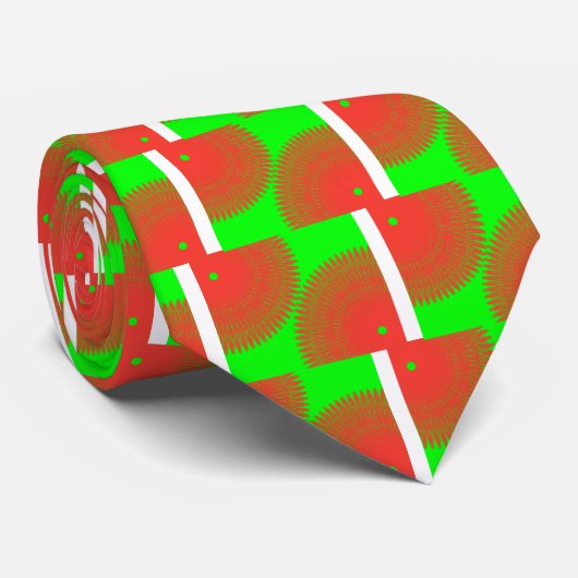 yaei abstracte kunst stropdas (Opgerold)